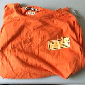 Sour fish events orange long sleeve size Large